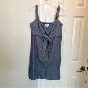 Ann Taylor LOFT Chambray Fitted Dress